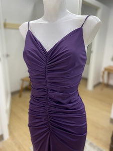 White by Vera Wang ruched evening dress 4
