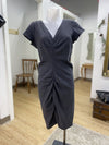 obakki gathered wool dress 10