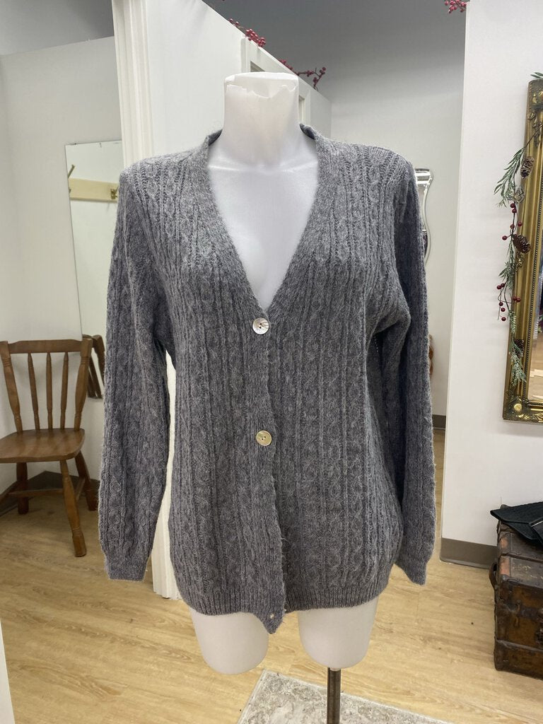Via Vitale wool blend cardi L