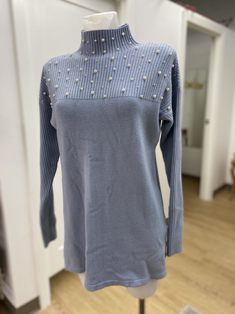 Melanie Lyne pearl detail sweater S