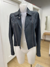 Load image into Gallery viewer, Paige suede leather jacket S
