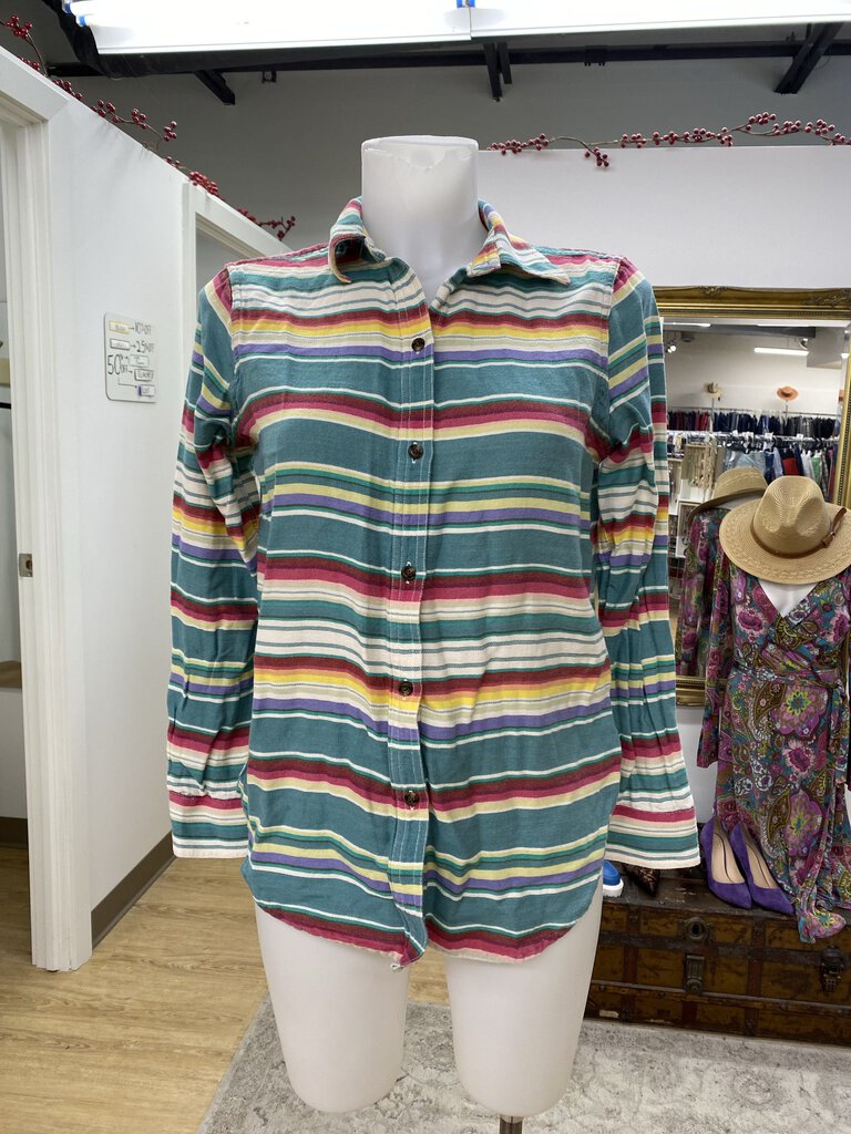 Chaps Ralph Lauren striped button up S