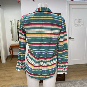 Chaps Ralph Lauren striped button up S