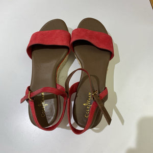 Cole Haan patent/suede espadrille platform sandals 6.5