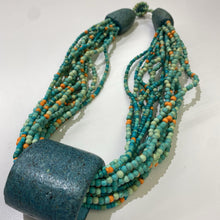 Load image into Gallery viewer, Chunky beaded statement necklace

