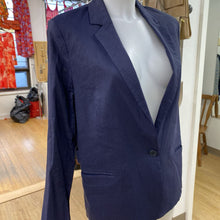 Load image into Gallery viewer, Theory linen blend blazer 12
