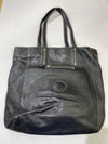 Roots pebbled leather tote