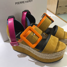 Load image into Gallery viewer, Pierre Hardy platform espadrille sandals 35

