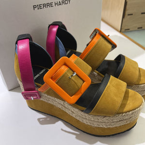 Pierre Hardy platform espadrille sandals 35