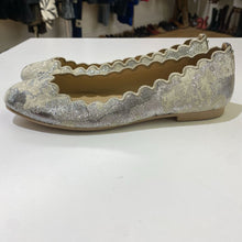 Load image into Gallery viewer, DKNY metallic print flats 6.5
