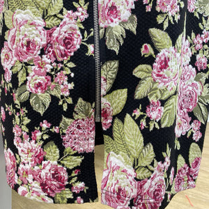 Maeve floral quilted skirt M