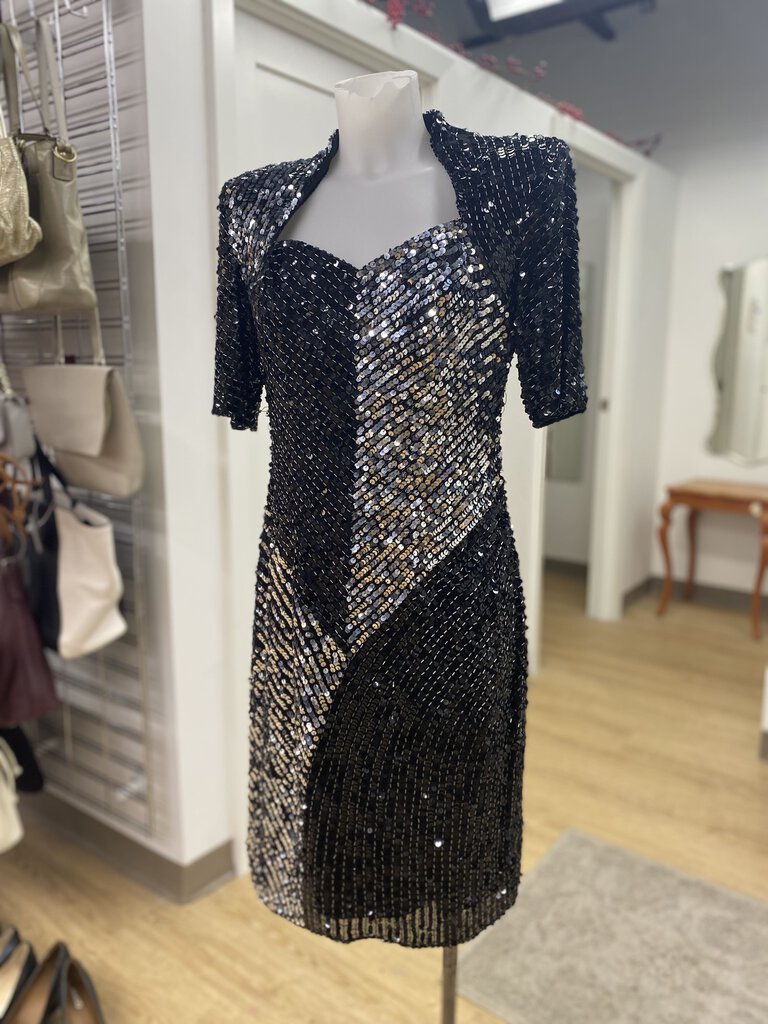 Zimble vintage sequin dress M