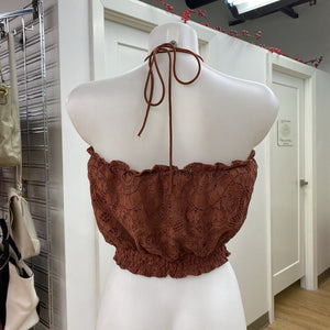 H&M lace crop top NWT 6