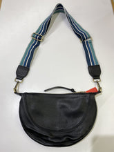 Load image into Gallery viewer, Anthropologie woven strap pleather handbag
