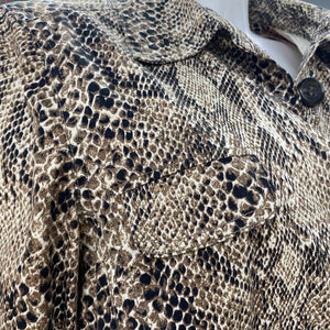 Liz Claiborne snake print jacket 14