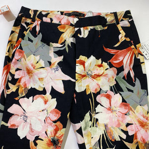 Zara floral pants NWT 4