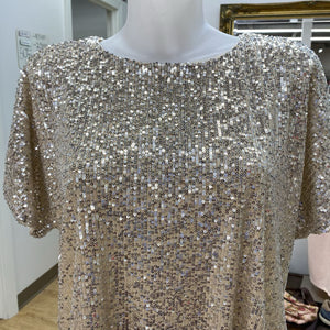 H&M sequin top NWT M