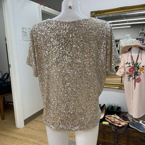 H&M sequin top NWT M