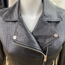 Load image into Gallery viewer, RW&amp;CO pleather moto jacket XS
