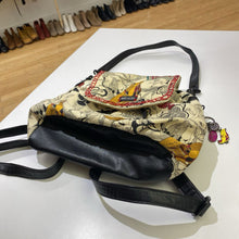 Load image into Gallery viewer, Sakroots pleather/canvas small backpack
