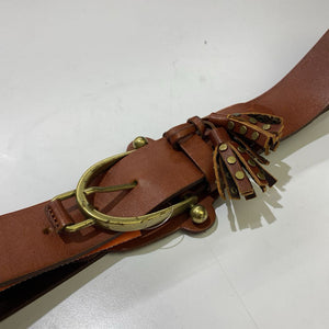 Massimo Dutti tassel buckle belt 80(M)