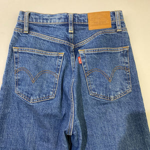 Levis rib cage straight jeans 25