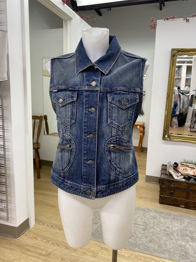 Burberry denim vest 10