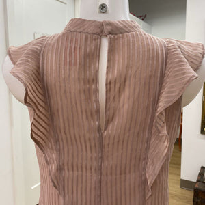 ASTR sheer stripes top NWT S