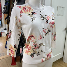Load image into Gallery viewer, White House Black Market floral cardi S
