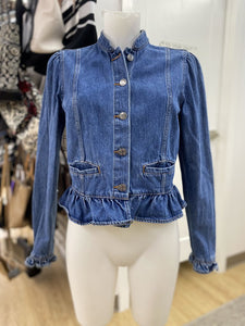 Gap ruffle edge jacket S