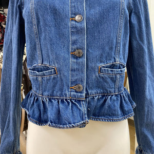 Gap ruffle edge jacket S