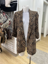 Load image into Gallery viewer, Zara leopard print blazer XS
