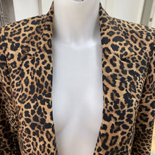 Load image into Gallery viewer, Zara leopard print blazer XS
