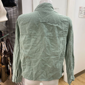 Christian Siriano linen blend jacket L