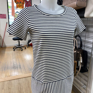Madewell striped t-shirt dress XS
