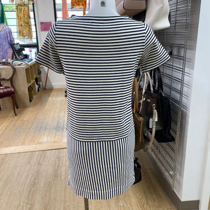 Madewell striped t-shirt dress XS