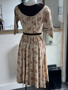 Vintage Custom Paisley dress (XS-S)