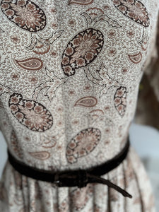 Vintage Custom Paisley dress (XS-S)