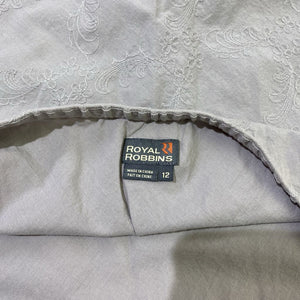 Royal Robbins embroidered skirt 12