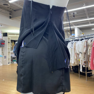 BCBG Max Azria strapless lined silk dress 4