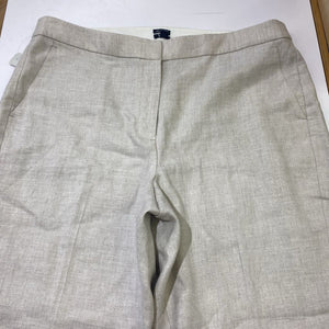 J Crew Kate lined linen blend pants NWT 16