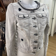 Load image into Gallery viewer, Guess Chain denim jacket M
