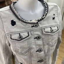 Load image into Gallery viewer, Guess Chain denim jacket M
