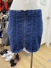 Load image into Gallery viewer, Free People denim skirt 8
