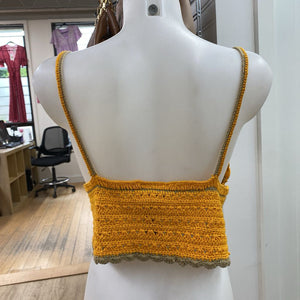 Ichi crochet crop top NWT M/L