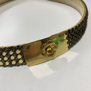 Vintage gold belt
