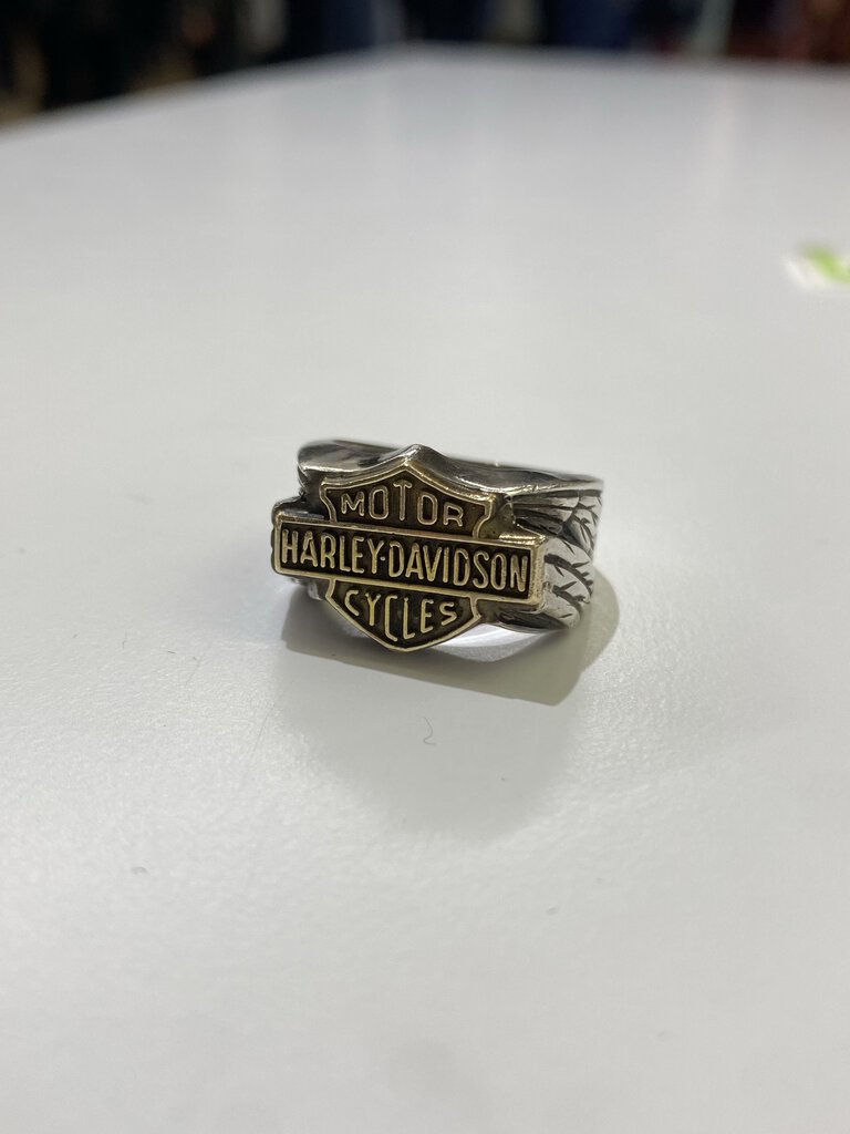 Harley Davidson sterling silver ring