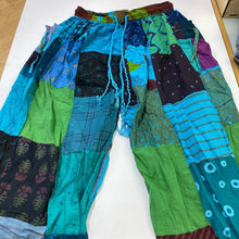 Load image into Gallery viewer, Hippie Patchwork Pants O/S
