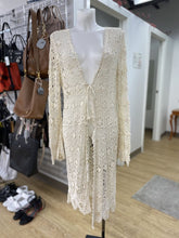 Load image into Gallery viewer, Molly Bracken loose crochet cardy OS
