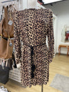 Melissa Nepton leopard print dress M